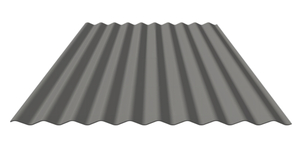 Donkergrijze kleur gecoate gegolfde aluminium dakplaat