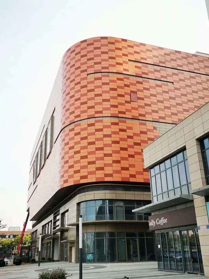 Brick Muster PPAL Pre gemoolt Aluminium Maacht ACP Produit Benotzt Fir Aussen- Mauer