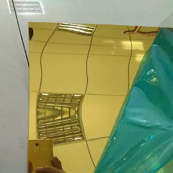 PVD gecoat goud aluminium spiegelblad