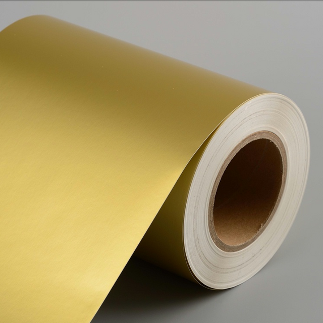 0.1mm/900mm 금 주문 광택이 없는 알루미늄 호일로 포장하는 AA8011 선물 상자