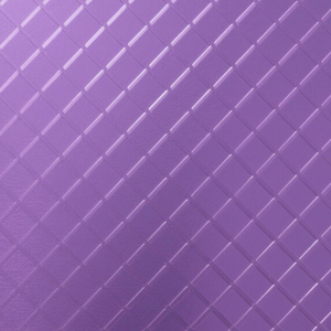 Farbbeschichtetes, gepr&auml;gtes Aluminiumblech mit Gitterstruktur