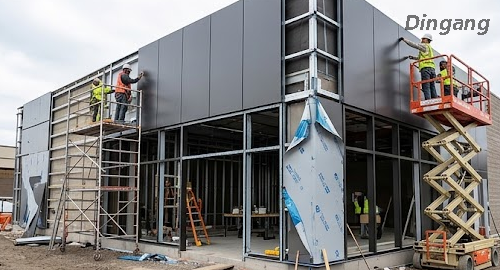  Matt Finish PVDF Pre-Painted Aluminiumspull | Niddereg Glanz 15-20% Finish fir ModernCommercial Storefronts 