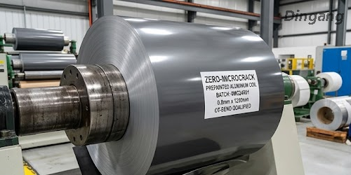 Zeru-Microcrack Umuzingo wa aluminiyumu wasizwe irangi mbere | OT-Bend yujuje ibyangombwa byujuje ibyangombwa byo gushiraho kashe 