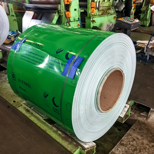 Bobina in alluminio rivestito di colore PVDF per sistemi di copertura in metallo