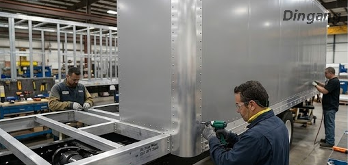  Bobina ușoară din aluminiu acoperit structural | Finisaj rezistent la impact pentru caroserii vehiculelor comerciale 