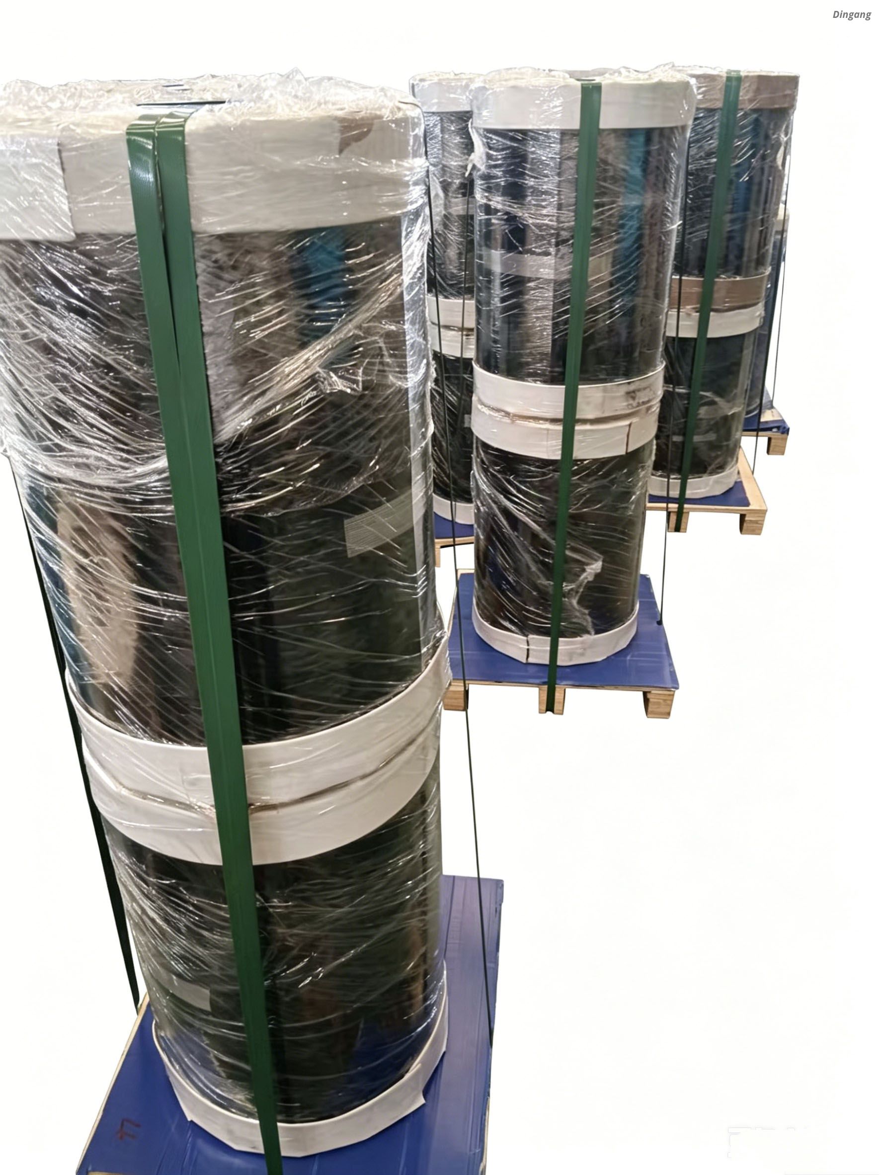 Swart geverfde aluminium afwerkingspoel, 0,019' meter, 24' X 250', gladde afwerking vir konstruksie in Noord-Amerika
