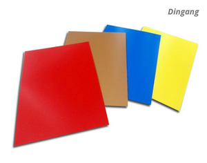 Piastra in alluminio piatto preverniciato in lamiera di alluminio di colore PE PVDF per il pannello a parete del tetto dell'insegna pubblicitaria del soffitto