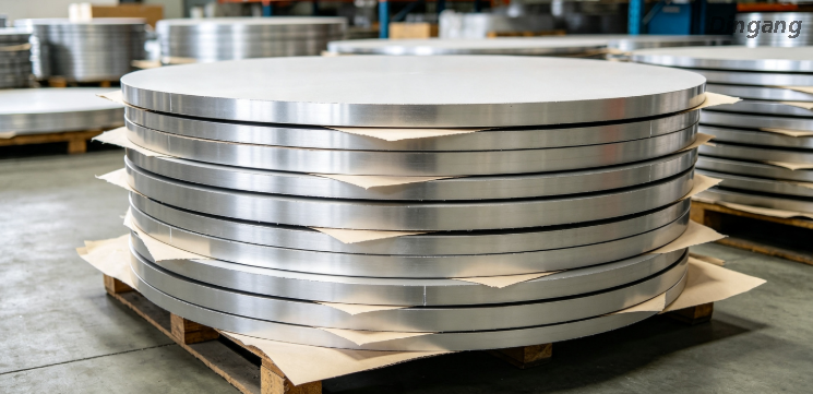Verkeerspadteken reflekterende aluminiumsirkel