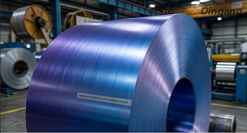 Anodiseret-effekt b&oslash;rstet belagt aluminiumsspole | Futuristisk metallisk finish til Next-Gen Bionic Robot Shells