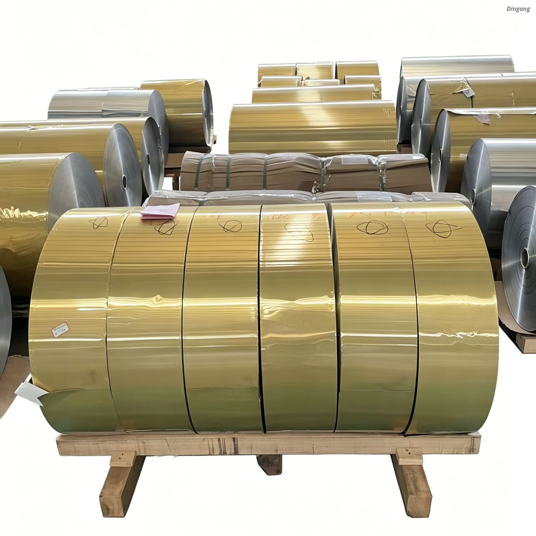 Grosime 0,09-0,14 mm Folie de aluminiu lăcuită 8011 pentru pahare rotunde de coacere din aluminiu