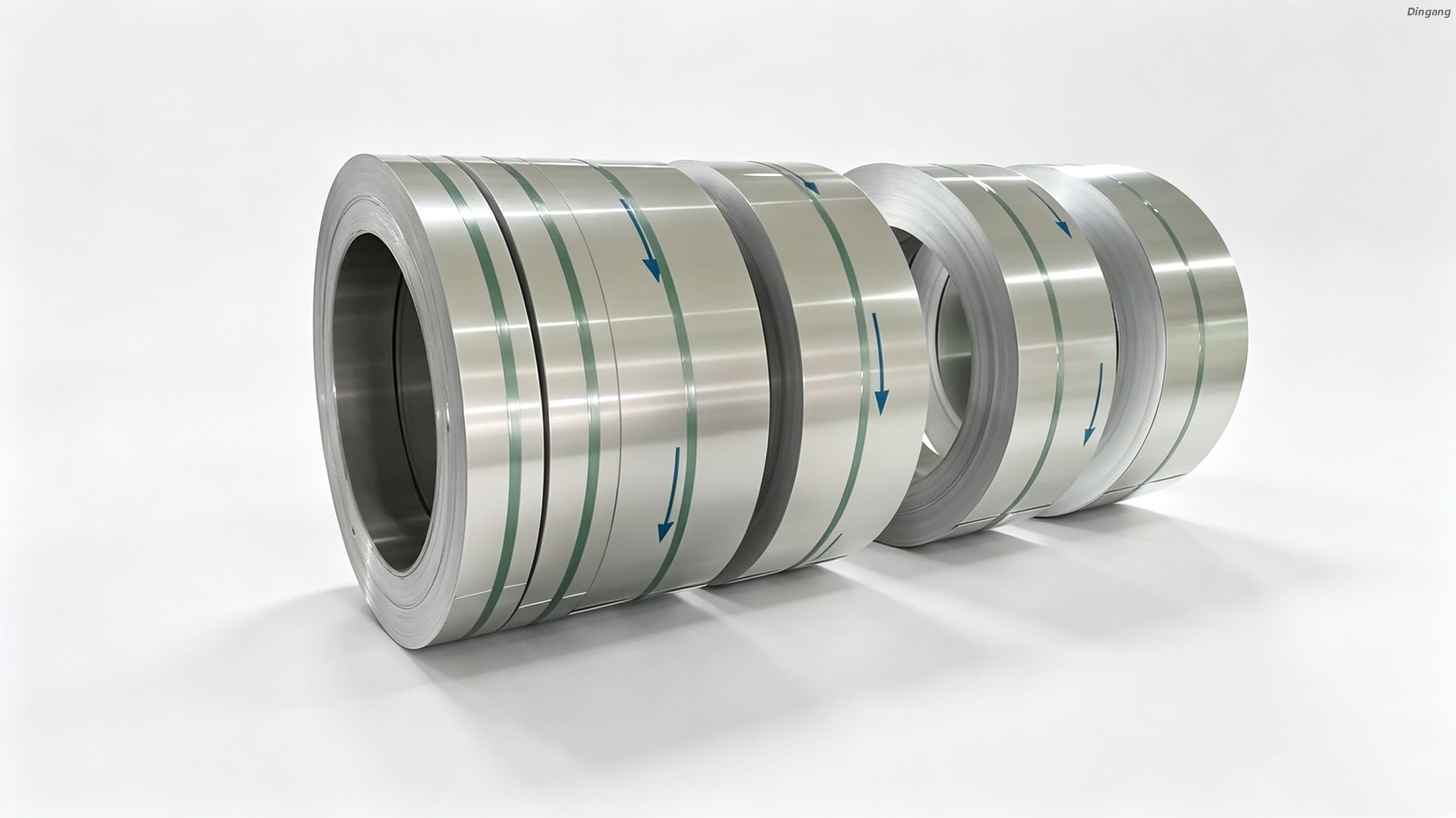 Bobine d'aluminium peinte double face RAL 6013, rouleau d'aluminium &agrave; rev&ecirc;tement r&eacute;sistant aux intemp&eacute;ries pour les projets de construction nord-am&eacute;ricains