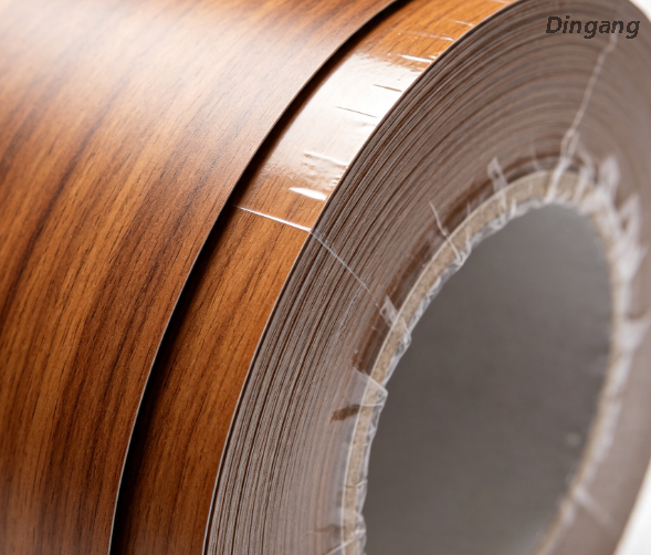 Wood Grain Transfer Color Coated Aluminium Coil