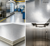 Stucco diamant pr&aelig;get aluminiumsplade Anti-slip appelsinhudm&oslash;nster pr&aelig;get aluminiumsplade til k&oslash;leskabsisolering gulv