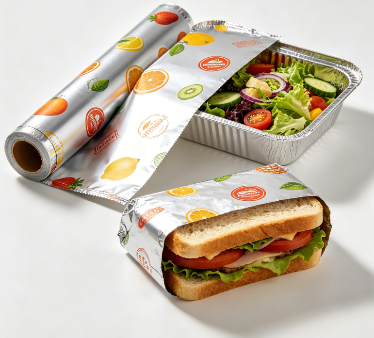 Papel de aluminio impreso para mercados alimentarios emergentes