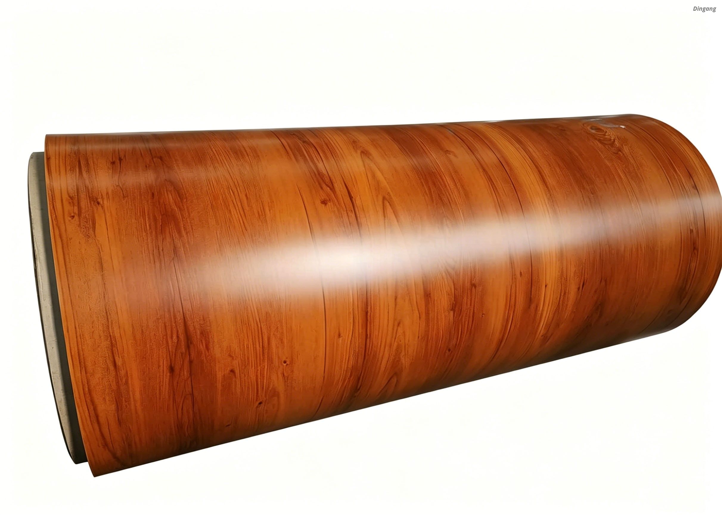 PE met houtnerf kleur gecoate aluminium spoel PVDF voorgelakt aluminium rol voor gevelbekleding en dakbedekking in de bouw