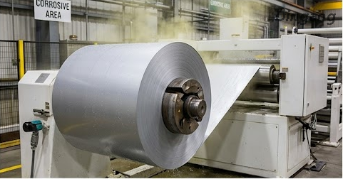  Chemisch bestendige aluminium spoel met PVDF-coating | Zure mist- en alkalibestendig voor chemische verwerkingsfabrieken 