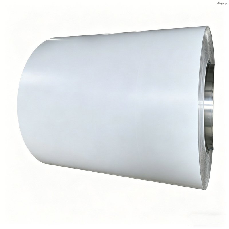 0.027 Coil Alwminiwm Gwyn Eang ' Trwchus 15 ' ar gyfer Gwneuthuriad Gwteri Di-dor