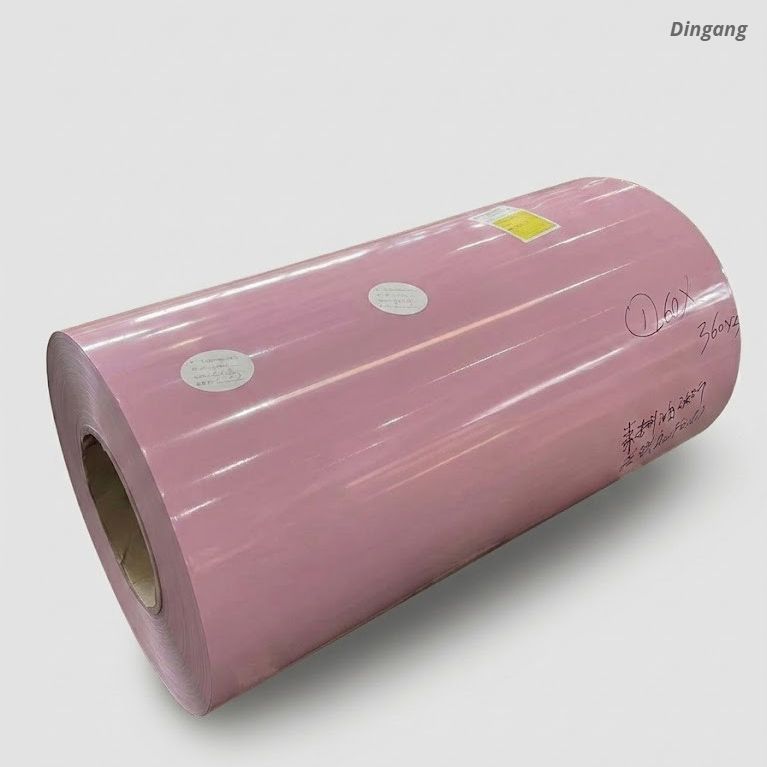 Рулоны алюмініевай фальгі харчовай якасці 8011 O з залатым лакам для аднаразовых каробак для ежы