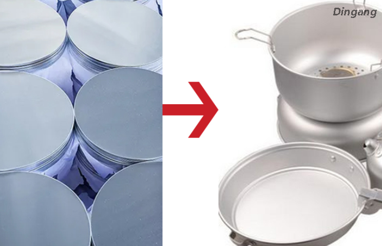 Food Grade non-stick kokekar aluminium sirkel
