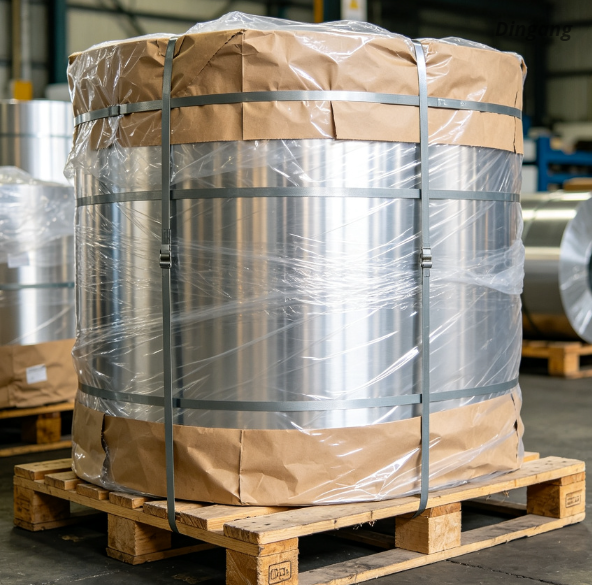 8011 1060 Voedselgraad aluminiumfoelierol Industri&euml;le aluminiumfoelie vir voedselverpakking Lugversorgerkabelafskerming